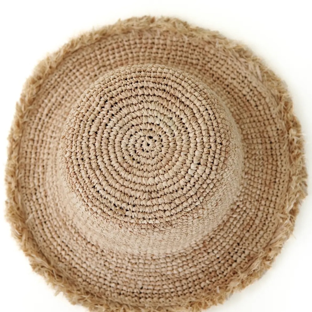 Coco Puff Raffia Bucket Hat - Picture 10 of 17